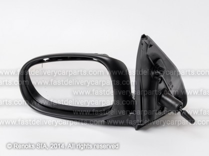 NS Almera 00->02 mirror L manual black aspherical