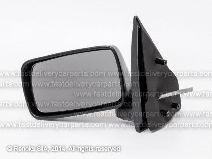 FD Fiesta 89->95 зеркало L manual черное прямое 89->94