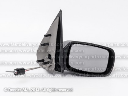 FD Fiesta 95->99 mirror R cable adjustment black convex