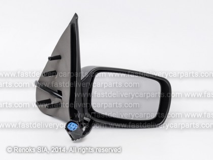 FD Fiesta 95->99 spogulis R elektro apsildāms melns liekts 5pins