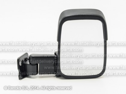 FD Transit 92->94 mirror R manual black convex short with spoiler