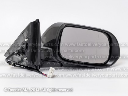 HN Accord 03->08 mirror R electrical heated primed aspherical with flasher 7pins