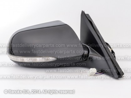 HN Accord 03->08 mirror R electrical heated primed convex with flasher foldable