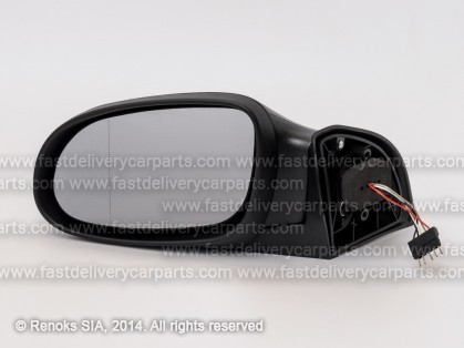MB A W168 97->04 mirror L electrical heated black aspherical 5pins