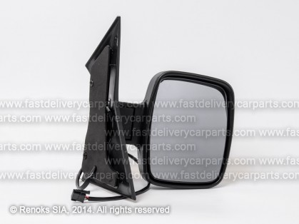 MB Vito 96->03 mirror R electrical heated black convex 5pins