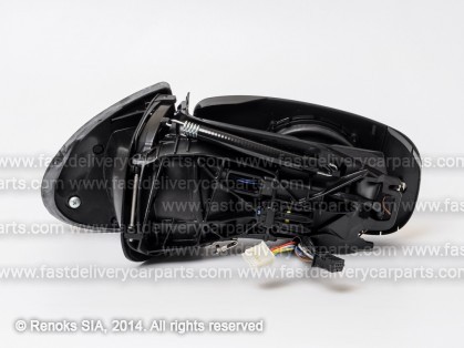MB S W220 98->02 mirror L electrical heated aspherical foldable without cover with memory 13pins
