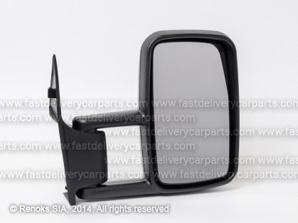 MB Sprinter 95->00 mirror R manual black convex long