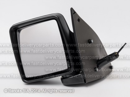 OP Combo 01->10 mirror L cable adjustment black convex