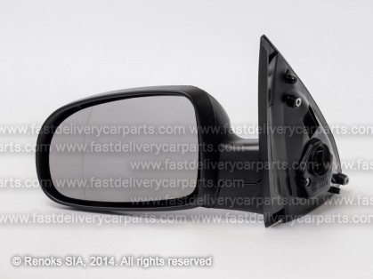OP Corsa 00->06 mirror L electrical heated primed aspherical 5pins