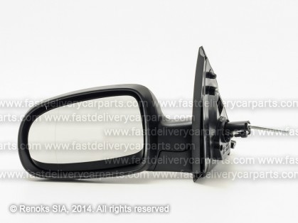 OP Corsa 00->06 mirror L cable adjustment black aspherical