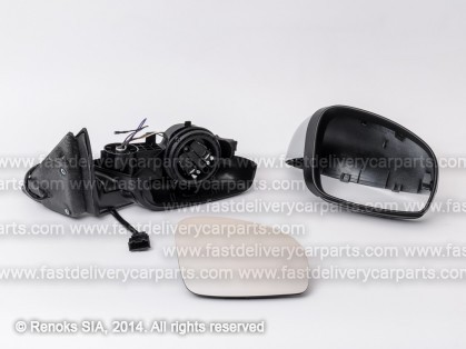 SK Fabia 07->10 spogulis R elektro apsildāms gruntēts liekts 5pins