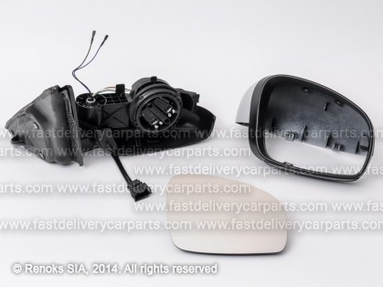 SK Roomster 06->10 spogulis R elektro apsildāms gruntēts liekts 5pins