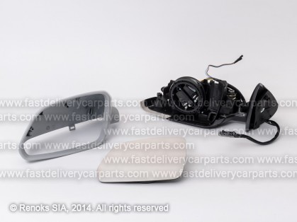 SK Octavia 05->08 spogulis L elektro apsildāms gruntēts sfērisks ar pagriezienu 5pins