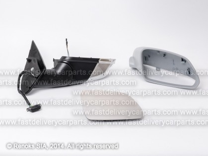 SK Octavia 05->08 spogulis R elektro apsildāms gruntēts liekts ar pagriezienu 5pins