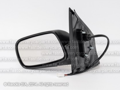 TT Yaris 99->02 spogulis L elektro apsildāms tekstūra liekts 5pins