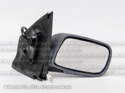TT Yaris 02->05 spogulis R elektro apsildāms gruntēts liekts 5pins