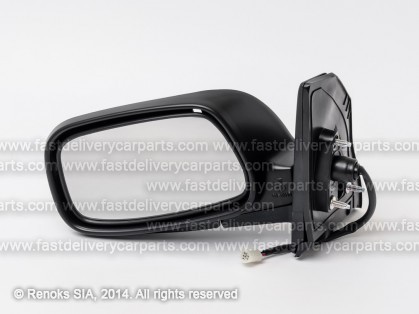TT Corolla 02->04 зеркало L электрическое с обогревом грунтованое гнутое 5pins