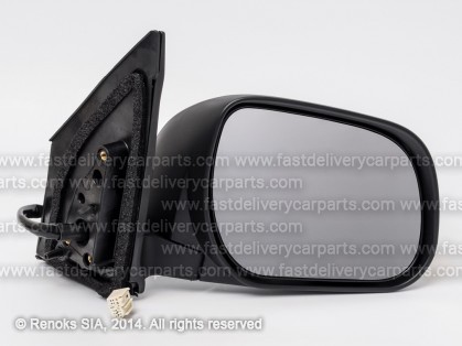 TT Rav4 06->09 spogulis R elektro apsildāms gruntēts liekts pielokāms 7pins