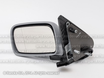 VW Polo 94->99 spogulis L elektro apsildāms gruntēts sfērisks 5pins