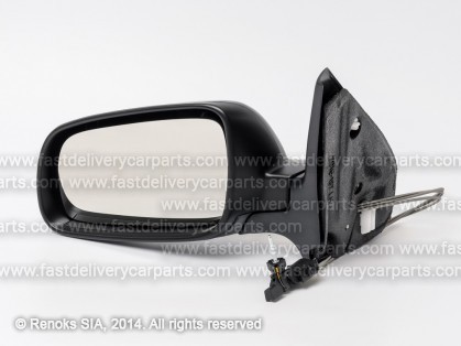 VW Golf 98->03 spogulis L ar trosēm melns taisns lielais