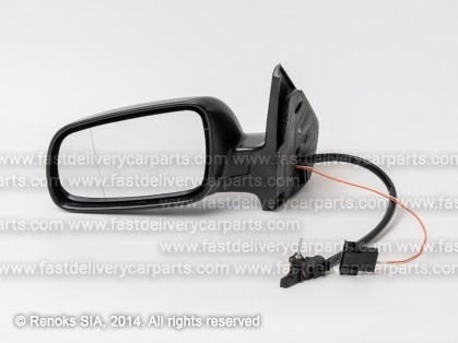 VW Golf 98->03 spogulis L manual apsildāms gruntēts sfērisks lielais