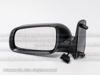 VW Sharan 00->10 spogulis L elektro apsildāms melns sfērisks 5pins 00->04
