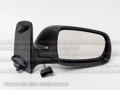 VW Sharan 00->10 spogulis R elektro apsildāms gruntēts liekts 5pins 00->04
