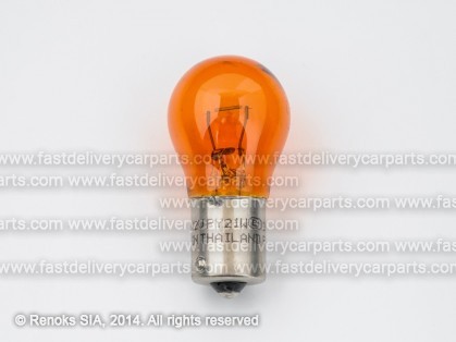 Bulb PY21W 12V yellow BAU15S HELLA