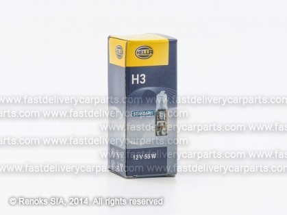 Лампочка H3 55W 12V HELLA