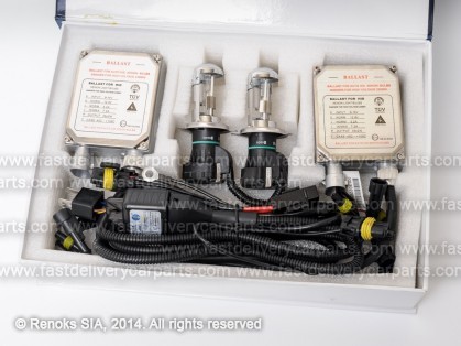 XENON H4 BIXENON комплект 2 лампочки, 2 балласта M1 6000K E13