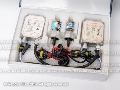 XENON H7 komplekts 2 spuldzes, 2 balasti M1 6000K E13