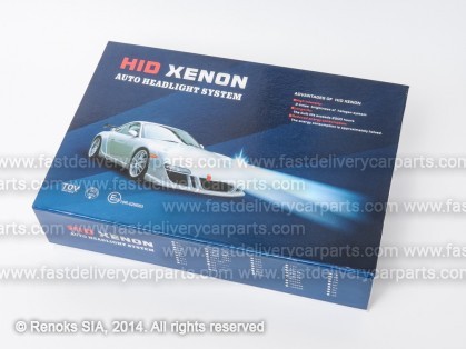 XENON H4 BIXENON комплект 2 лампочки, 2 балласта M1 6000K E13