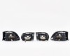 HN Civic 91->95 aizmugures 3D black/clear +LED komplekts