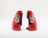 TT Land Cruiser FJ120 03->09 aizmugures LED CLEAR/RED komplekts