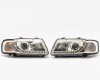 AD A3 96->00 head lamp Devil Eyes light chromeset E