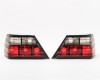 MB E W124 85->95 aizmugures lukturi CRISTAL tonēts/sarkans komplekts E DEPO