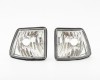 BMW 7 E32 86->94 corner lamp CRISTAL whiteset E DEPO