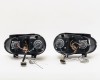 VW Golf 98->03 lukturis H7/H1 gaišs hroms +LED komplekts E
