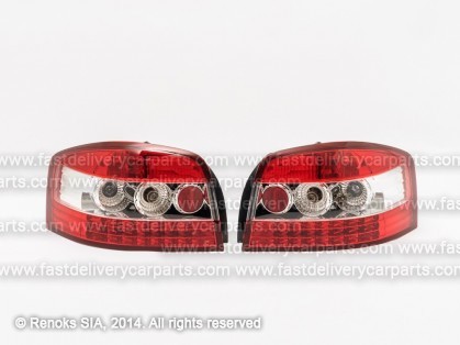AD A3 03->08 tail lamp LED white/red set E