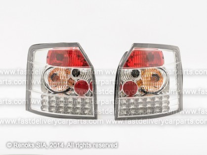 AD A4 01->04 tail lamp AVANT LED chrome set E