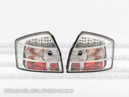 AD A4 01->04 tail lamp LED chrome set E