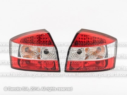 AD A4 01->04 задние фонари LED красный/белый комплект E