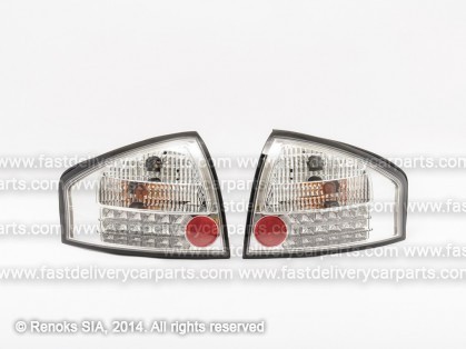 AD A6 97->01 tail lamp CLEAR +LED with resistor set E