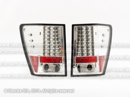 JP Grand Cherokee 05->10 tail lamp LED light chrome set