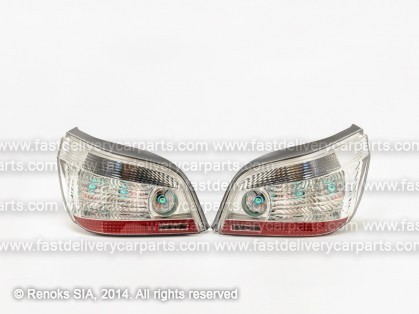 BMW 5 E60 04->10 aizmugures lukturis SED BRILLIANT/RED komplekts HELLA