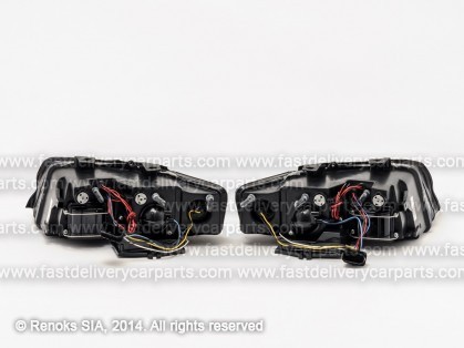 AD A4 01->04 head lamp Engel Eyes chromeset E