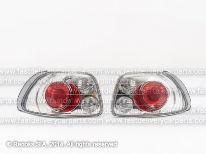 HN Civic Del Sol 93->97 tail lamp, light chromeset