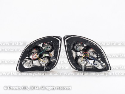 FD Fiesta 95->99 tail lamp light chrome set E