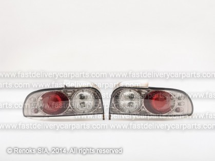 SB Impreza 93->96 aizmugures tumšs hroms komplekts