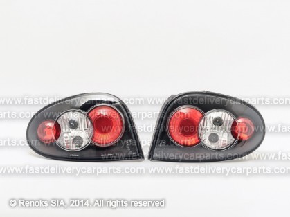 RN Megane 95->99 aizmugures 3D tumšs komplekts E